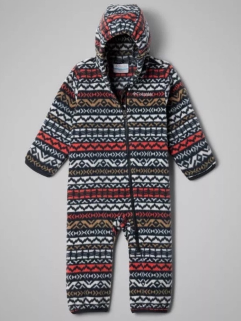 Columbia Multi-Color Patterned Hooded One-Piece